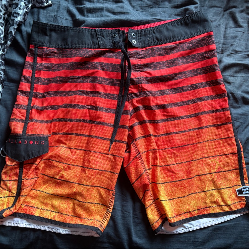 Billabong Red Hydrostretch Board Shorts